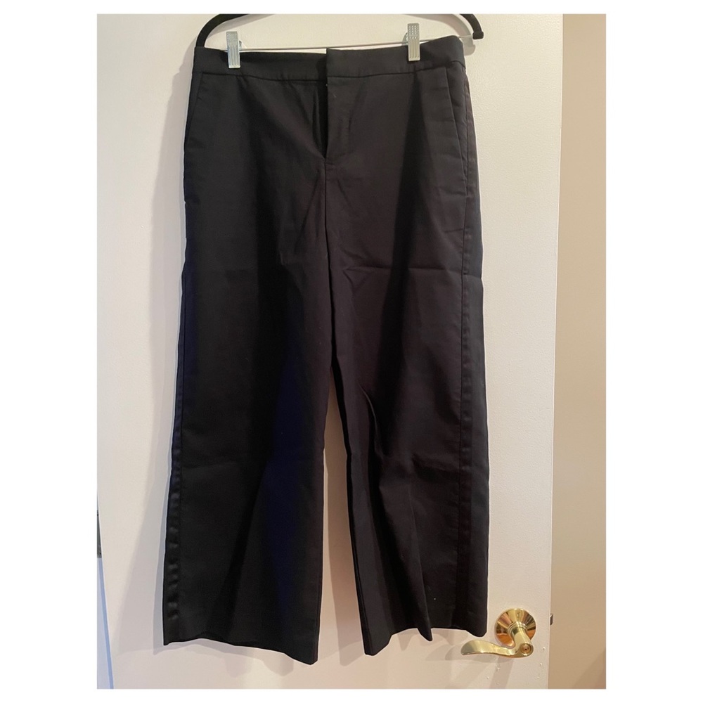 Cute Wide-leg Black Pants